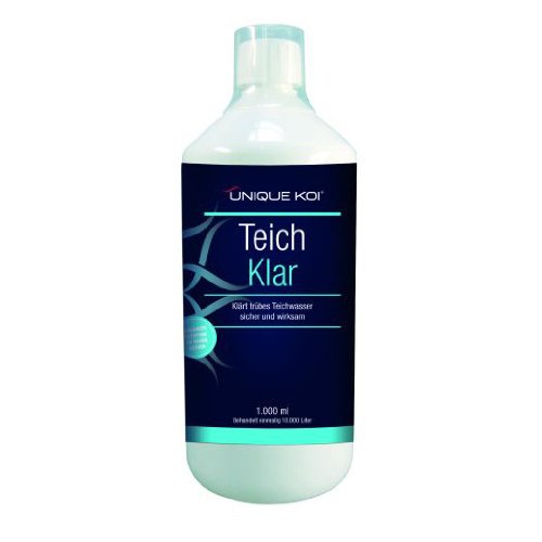 Unique Koi Teichklar 1000ml Kombipräparat Klärt grünes und braunes Wasser Unique Koi Teichklar 1000ml Kombipräparat Klärt grünes und braunes Wasser von UNIQUE KOI