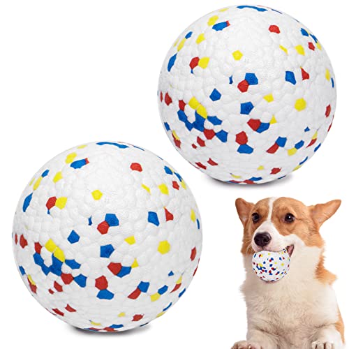 UNISE Hundebälle für aggressive Kauer, Wasserspielzeug für Hunde, Apportierspielzeug, Tennisbälle, unzerstörbares Hundespielzeug, Kauspielzeug für Welpen, Kauspielzeug, Hundespielzeug für große, von UNISE