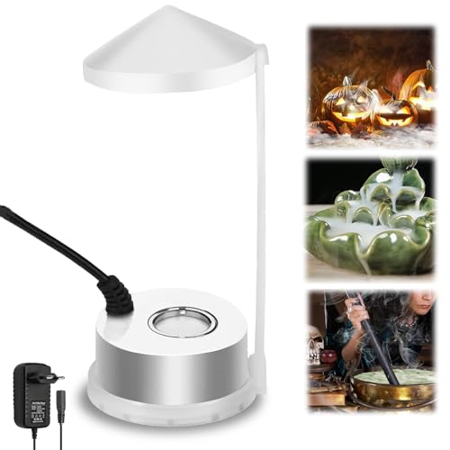 UNISOPH Nebler, 24v Ultraschall Vernebler, Nebelmaschine Min I350ml/H, Nebelmaschine Mini Geeignet Für Teiche, Aquarien, Gärten, Halloween-Kürbisse Und Hexentöpfe, Eu-Stecker von UNISOPH