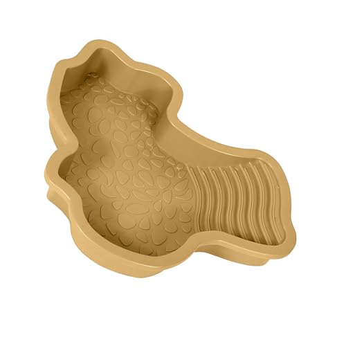 Futternapf für Reptilien, ABS-Kunststoff, flache Wasserschale für Schildkröten, Eidechsen, Schildkröten, Badewannennapf mit rutschfester Oberfläche von UNTERING