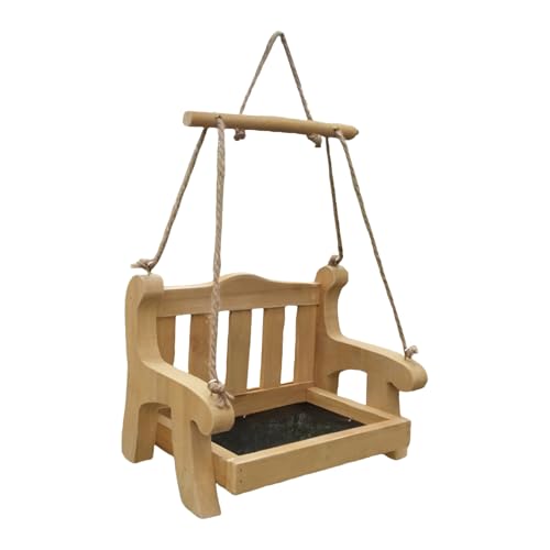 Hängende Futterspender für Haustiere, Retro-Bänke, Form, Schaukel, Vogel, einzigartiger Vogel für draußen, Wildvögel, Balkone, Haustier-Futterspender Hängende Futterspender für Haustiere, Retro-Bänke, Form, Schaukel, Vogel, einzigartiger Vogel für draußen, Wildvögel, Balkone, Haustier-Futterspender von UNTERING