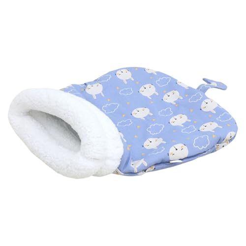 Tragbarer Haustier-Schlafsack, warme Ruhezeit für kleine Hunde und Katzen, leicht zu waschen, Wintergebrauch, Ruhebett, halber Verschluss, Winter, warmes Katzenbett Tragbarer Haustier-Schlafsack, warme Ruhezeit für kleine Hunde und Katzen, leicht zu waschen, Wintergebrauch, Ruhebett, halber Verschluss, Winter, warmes Katzenbett von UNTERING