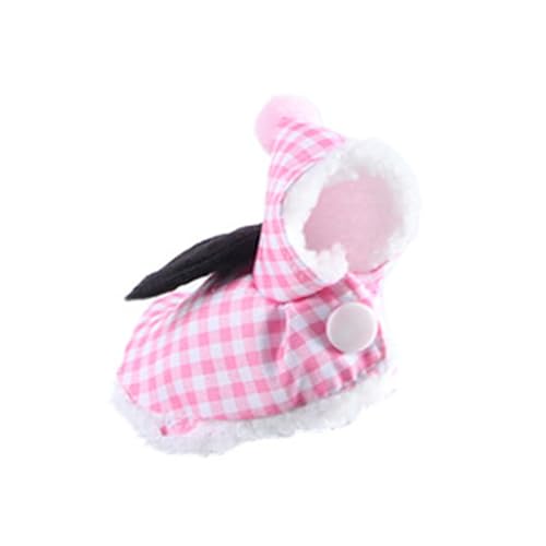UNTERING Verstellbare Papageienumhänge, abnehmbares Flügel-Design, warmer Vogelumhang, weicher Stoff, Flugprävention, pflegeleicht, weiche Papageienumhänge für Reisen von UNTERING