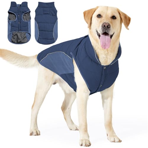 Warme Winterweste, Hundebekleidung, dicker Fleece-Mantel für Welpen, Katzen, kleine Hunde, Urlaub, Party, Streetwear, Outfit, Polyester-Hundeoutfit von UNTERING