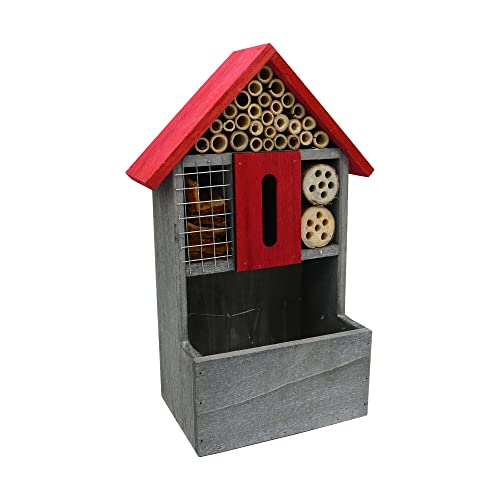UNUS Garden Insektenhotel aus Holz, Insektenhaus bepflanzbar, Nisthilfe für Hummeln, Wildbienen, Marienkäfer, Schmetterlinge, Florfliegen und weiteren Insekten UNUS Garden Insektenhotel aus Holz, Insektenhaus bepflanzbar, Nisthilfe für Hummeln, Wildbienen, Marienkäfer, Schmetterlinge, Florfliegen und weiteren Insekten von UNUS