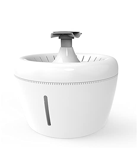 Cat Drinking Water Fountain 2.5L Automatik Pet Water Fountain Led Indikator Light with Auto Abschaltpumpe für Katzen und kleine bis mittlere Hunde von UOHUFIDABFD