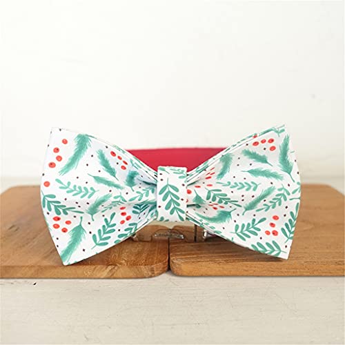Einzigartiges Design, modische Fliege, handgefertigte Gravur, Hundehalsband und Leine, Set mit Fliege (Halsband, Fliege X) von UOHUFIDABFD