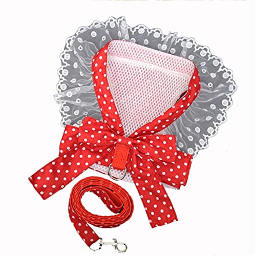 Hunde-Harness Hundejacke, weich, atmungsaktiv, Nylon, für Hunde und Katzen, Hundehalsband, Rot Hunde-Harness Hundejacke, weich, atmungsaktiv, Nylon, für Hunde und Katzen, Hundehalsband, Rot von UOHUFIDABFD