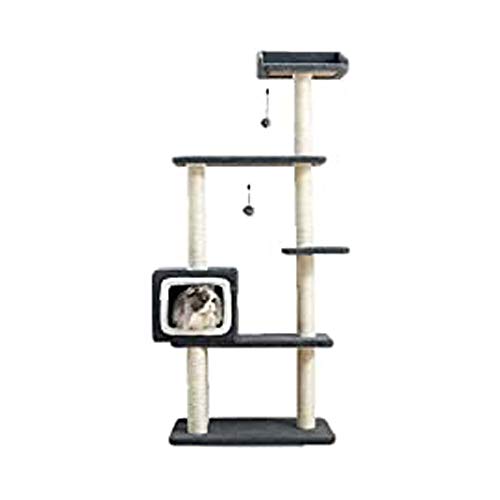 Katzen-Aktivitätsbaum Katzenklettergerüst groß Massivholz Katzenregal Katzenhaus Katzenbaum Ein Sisal Katzenkratzbaum Katzenvilla Katzen-Aktivitätsbaum Katzenklettergerüst groß Massivholz Katzenregal Katzenhaus Katzenbaum Ein Sisal Katzenkratzbaum Katzenvilla von UOHUFIDABFD