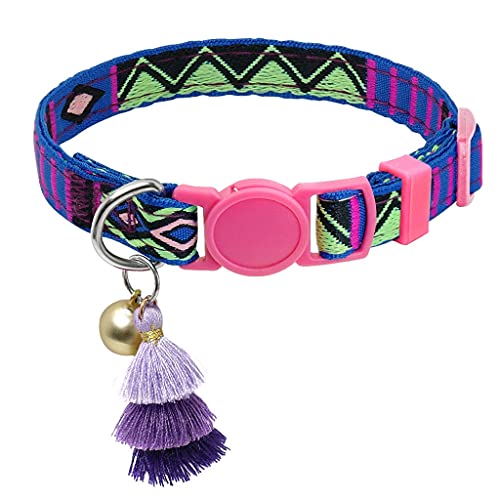 Katzenhalsband, Nylon, Sicherheitsverschluss, Kätzchenhalsband, Welpenhalsbänder, Schnellverschluss, Katzen-Halskette mit Glocke, Katzenprodukte Katzenhalsband, Nylon, Sicherheitsverschluss, Kätzchenhalsband, Welpenhalsbänder, Schnellverschluss, Katzen-Halskette mit Glocke, Katzenprodukte von UOHUFIDABFD