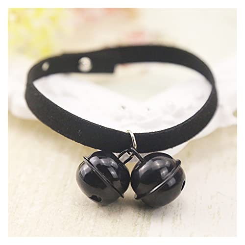 Katzenhalsband, handgefertigt, für Welpen, Kätzchen, Teddy, Chihuahua, Halsband, Schwarz, Größe M Katzenhalsband, handgefertigt, für Welpen, Kätzchen, Teddy, Chihuahua, Halsband, Schwarz, Größe M von UOHUFIDABFD
