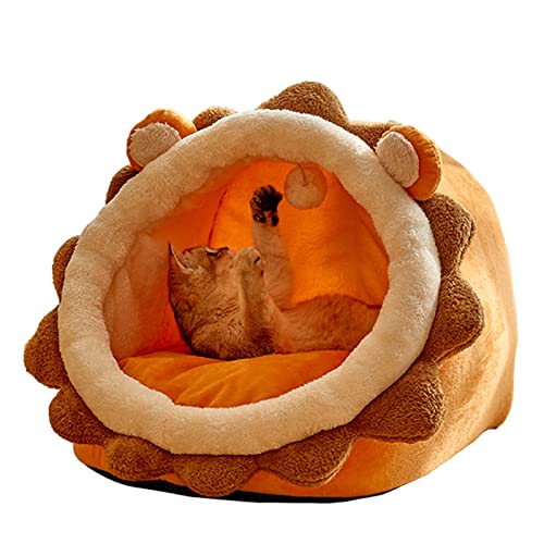 Katzenstreu Winter Warm Alle Jahreszeiten Universal Abnehmbar und Waschbar Halbgeschlossen Zwinger Kätzchen Haus Katzenbett Katzenbett Haustier Zubehör Katzenstreu Winter Warm Alle Jahreszeiten Universal Abnehmbar und Waschbar Halbgeschlossen Zwinger Kätzchen Haus Katzenbett Katzenbett Haustier Zubehör von UOHUFIDABFD