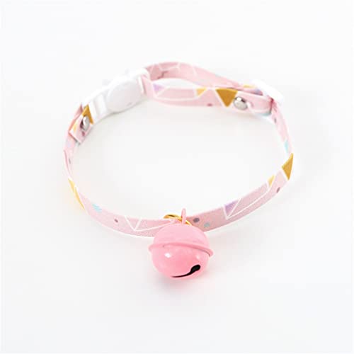 Niedliches Katzenhalsband mit Glöckchen, verstellbar, Sicherheits-Breakaway-Kätzchen-Halskette mit Blumenmuster, Welpen-Chihuahua-Halsbänder mit Anhänger Niedliches Katzenhalsband mit Glöckchen, verstellbar, Sicherheits-Breakaway-Kätzchen-Halskette mit Blumenmuster, Welpen-Chihuahua-Halsbänder mit Anhänger von UOHUFIDABFD