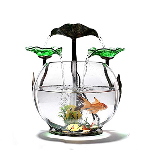 SZGZSPCHW Kreative Glasdekoration für Aquarien, Wohnzimmer, Schreibtisch, Oberfläche, kleiner Brunnen SZGZSPCHW Kreative Glasdekoration für Aquarien, Wohnzimmer, Schreibtisch, Oberfläche, kleiner Brunnen von UOHUFIDABFD