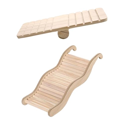 UOPJDD 1 Stück Leiter Und 1 Stück Wippe, Holzkletterspielzeug, Haustierversorgungen, Hamsterhauszubehör. UOPJDD 1 Stück Leiter Und 1 Stück Wippe, Holzkletterspielzeug, Haustierversorgungen, Hamsterhauszubehör. von UOPJDD
