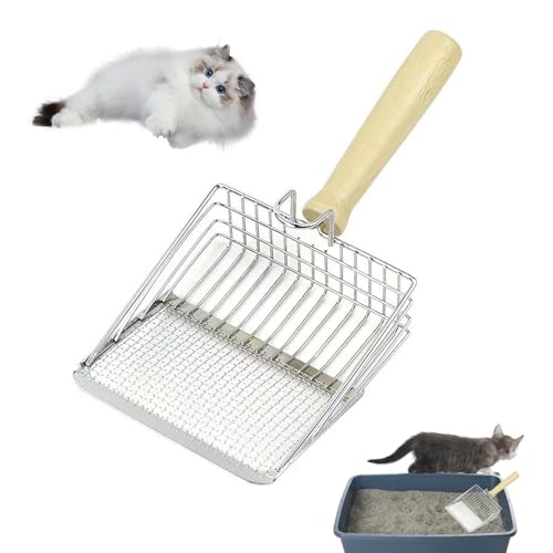 UOPJDD 1 Stück Metallkatzenstreu Schaufel, Haustierversorgungen, Reinigungswerkzeuge Für Katzenkot, Tragbare Katzenstreuschaufel. von UOPJDD