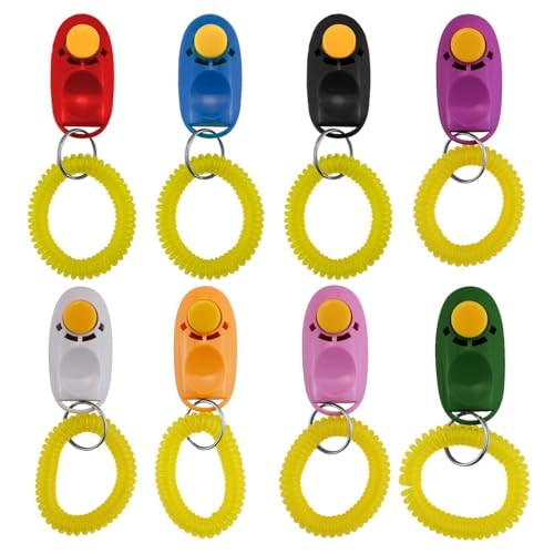 UOPJDD 8 Stück Haustier Trainer, Haustierversorgungen, Hundetraining Assistierende Werkzeuge, Hundetraining Clicker. UOPJDD 8 Stück Haustier Trainer, Haustierversorgungen, Hundetraining Assistierende Werkzeuge, Hundetraining Clicker. von UOPJDD