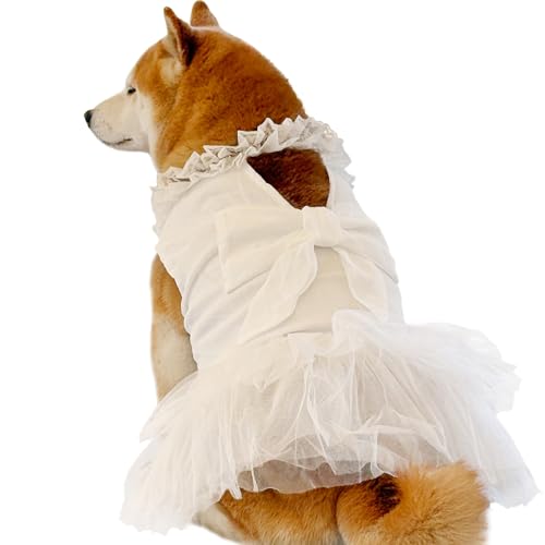 UOSIA Formelles Hundekleid für große Hunde, Brautjungfer, Geburtstag, Party, Tutu-Kleid mit Tüllspitze und Schleife, Dekor, Sommer, Haustier-Prinzessinnen-Kostüm für Hündinnen, Größe 5XL UOSIA Formelles Hundekleid für große Hunde, Brautjungfer, Geburtstag, Party, Tutu-Kleid mit Tüllspitze und Schleife, Dekor, Sommer, Haustier-Prinzessinnen-Kostüm für Hündinnen, Größe 5XL von UOSIA