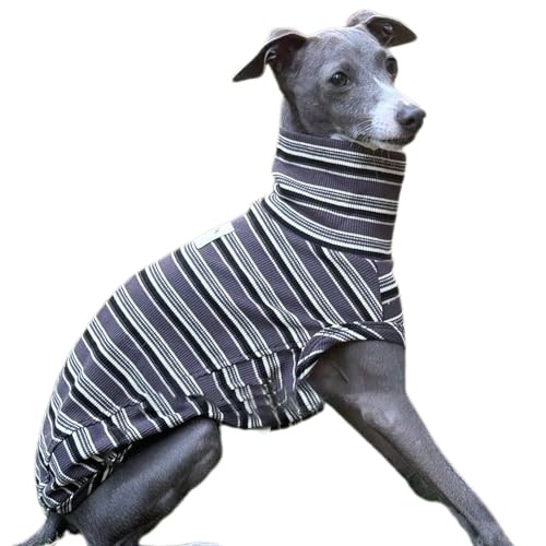 UOSIA Greyhound Kleidung - Hund Basic Shirts Weiche Baumwolle Streifen Tank Top T-Shirts Ärmellose Hundeweste Für Whippet Puppy UOSIA Greyhound Kleidung - Hund Basic Shirts Weiche Baumwolle Streifen Tank Top T-Shirts Ärmellose Hundeweste Für Whippet Puppy von UOSIA