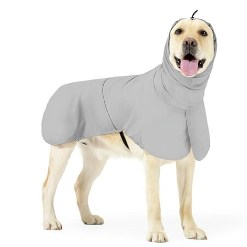 UOSIA Großer Hund Regenmantel Schildkröte Hals Verstellbare wasserdichte Haustier Kleidung Mit Reflektierenden Streifen Leichtgewicht Poncho Mit Leineloch Für Mittlere Hunde UOSIA Großer Hund Regenmantel Schildkröte Hals Verstellbare wasserdichte Haustier Kleidung Mit Reflektierenden Streifen Leichtgewicht Poncho Mit Leineloch Für Mittlere Hunde von UOSIA