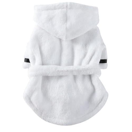 UOSIA Haustier Bademantel Winter Luxus Weiche Flannel Verdickte Kapuzenpijamas Schnelltrocknende Absorbierende Hunde Handtücher Weiche Haustier Nachtwäsche Für Welpen Kleine Hunde Katzen UOSIA Haustier Bademantel Winter Luxus Weiche Flannel Verdickte Kapuzenpijamas Schnelltrocknende Absorbierende Hunde Handtücher Weiche Haustier Nachtwäsche Für Welpen Kleine Hunde Katzen von UOSIA