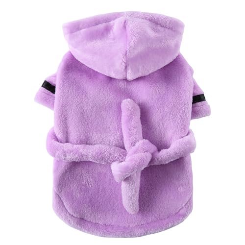 UOSIA Haustier Bademantel Winter Luxus Weiche Flannel Verdickte Kapuzenpijamas Schnelltrocknende Absorbierende Hunde Handtücher Weiche Haustier Nachtwäsche Für Welpen Kleine Hunde Katzen UOSIA Haustier Bademantel Winter Luxus Weiche Flannel Verdickte Kapuzenpijamas Schnelltrocknende Absorbierende Hunde Handtücher Weiche Haustier Nachtwäsche Für Welpen Kleine Hunde Katzen von UOSIA
