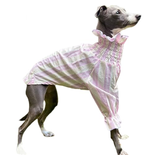 UOSIA Haustier Hund gestreiftes T-Shirt Nettes Mädchen Puppy Shirt Kleidung für italienische Greyhound Whippet Sommer Dünne Hund Pullover Hund Prinzessin Kostüm für kleine mittlere große Hunde UOSIA Haustier Hund gestreiftes T-Shirt Nettes Mädchen Puppy Shirt Kleidung für italienische Greyhound Whippet Sommer Dünne Hund Pullover Hund Prinzessin Kostüm für kleine mittlere große Hunde von UOSIA