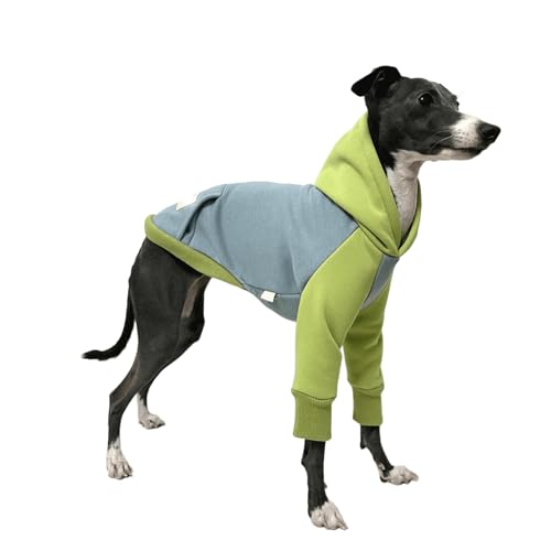 UOSIA Hund Hoodie Whippet Wintermantel Mit Kapuze Dicke Warme Fleece Hund Sweatshirt Für Mittlere Große Hunde Farbe Blockierte Greyhound Kleidung UOSIA Hund Hoodie Whippet Wintermantel Mit Kapuze Dicke Warme Fleece Hund Sweatshirt Für Mittlere Große Hunde Farbe Blockierte Greyhound Kleidung von UOSIA