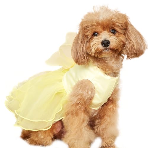 UOSIA Hund Prinzessin Kleid Für Kleine Mittlere Hunde Sommer Mädchen Welpen Tüll Kleid Formelle Haustier Hochzeitsfeier Geburtstag Outfit UOSIA Hund Prinzessin Kleid Für Kleine Mittlere Hunde Sommer Mädchen Welpen Tüll Kleid Formelle Haustier Hochzeitsfeier Geburtstag Outfit von UOSIA