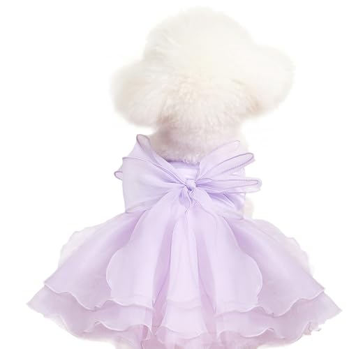 UOSIA Hund Prinzessin Kleid Für Kleine Mittlere Hunde Sommer Mädchen Welpen Tüll Kleid Formelle Haustier Hochzeitsfeier Geburtstag Outfit UOSIA Hund Prinzessin Kleid Für Kleine Mittlere Hunde Sommer Mädchen Welpen Tüll Kleid Formelle Haustier Hochzeitsfeier Geburtstag Outfit von UOSIA