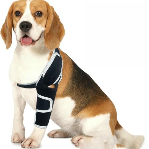 UOSIA Hund Schulter Brace Vorderbein Atmungsaktive Und Abrasionsbeständige Hunde Ellbogenschützer Verhindern Lecken UOSIA Hund Schulter Brace Vorderbein Atmungsaktive Und Abrasionsbeständige Hunde Ellbogenschützer Verhindern Lecken von UOSIA