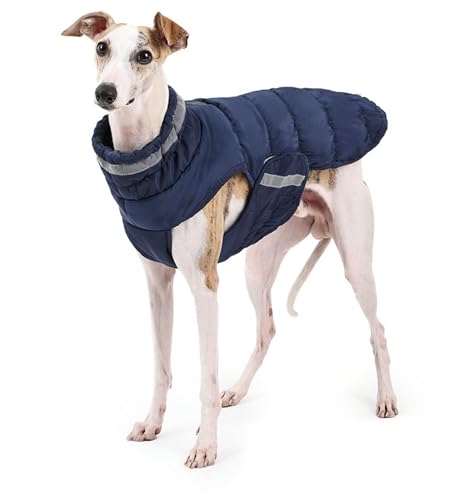UOSIA Hund Winter Fleece Mantel Jacke Winddichte wasserdichte Italienische Greyhound Mantel Verstellbare Schildkröte Hals Daunenjacke Für Mittlere Große Whippet Hunde UOSIA Hund Winter Fleece Mantel Jacke Winddichte wasserdichte Italienische Greyhound Mantel Verstellbare Schildkröte Hals Daunenjacke Für Mittlere Große Whippet Hunde von UOSIA