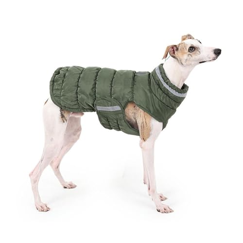 UOSIA Hund Winter Fleece Mantel Jacke Winddichte wasserdichte Italienische Greyhound Mantel Verstellbare Schildkröte Hals Daunenjacke Für Mittlere Große Whippet Hunde UOSIA Hund Winter Fleece Mantel Jacke Winddichte wasserdichte Italienische Greyhound Mantel Verstellbare Schildkröte Hals Daunenjacke Für Mittlere Große Whippet Hunde von UOSIA