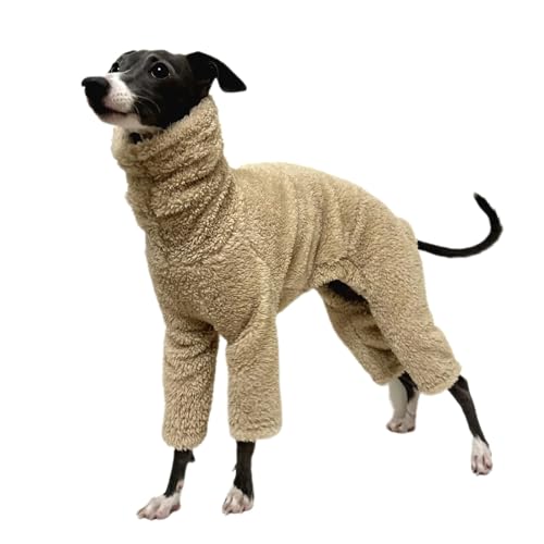 UOSIA Hund Wintermantel Weicher Fleece Pullover Pyjamas Haustier Warm Kaltes Wetter Jacke Vollkörper Hund Schildkröte Hals Pullover Für Italienischen Greyhound Whippet UOSIA Hund Wintermantel Weicher Fleece Pullover Pyjamas Haustier Warm Kaltes Wetter Jacke Vollkörper Hund Schildkröte Hals Pullover Für Italienischen Greyhound Whippet von UOSIA