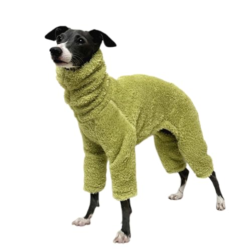 UOSIA Hund Wintermantel Weicher Fleece Pullover Pyjamas Haustier Warm Kaltes Wetter Jacke Vollkörper Hund Schildkröte Hals Pullover Für Italienischen Greyhound Whippet UOSIA Hund Wintermantel Weicher Fleece Pullover Pyjamas Haustier Warm Kaltes Wetter Jacke Vollkörper Hund Schildkröte Hals Pullover Für Italienischen Greyhound Whippet von UOSIA