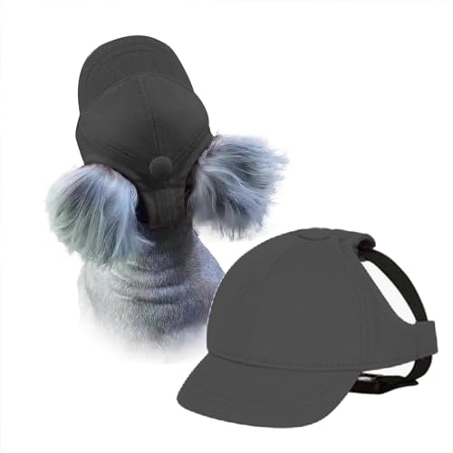 UOSIA Hunde-Baseballmütze mit Ohrlöchern, verstellbares Design, Haustier-Sonnenhüte für kleine, mittlere Hunde und Katzen, ganzjährig im Freien UOSIA Hunde-Baseballmütze mit Ohrlöchern, verstellbares Design, Haustier-Sonnenhüte für kleine, mittlere Hunde und Katzen, ganzjährig im Freien von UOSIA