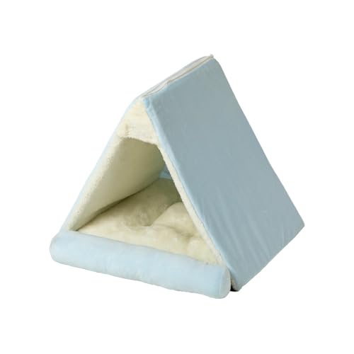 UOSIA Hundebett Zelt Tragbare Haustierzelte Für Kleine Hunde Oder Katzen Abnehmbare Und Waschbare Indoor Dog House Weiche, Gemütliche Haustier Teepee von UOSIA