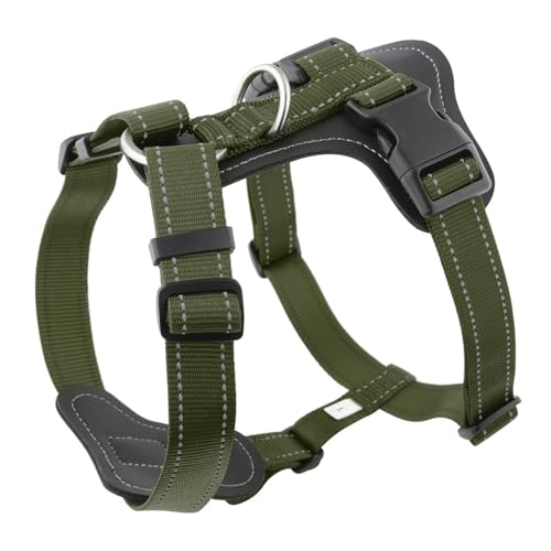 UOSIA Hundegerät Für Große Hunde Verstellbar Reflektierend Keine Pull Pet Weste Mit Schnallen Und 2 Leine Clips Bequemes Nylon Hundegerät Für Mittlere, Große Hunde UOSIA Hundegerät Für Große Hunde Verstellbar Reflektierend Keine Pull Pet Weste Mit Schnallen Und 2 Leine Clips Bequemes Nylon Hundegerät Für Mittlere, Große Hunde von UOSIA
