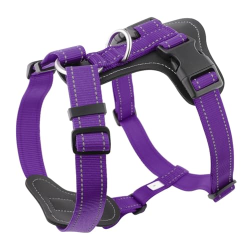 UOSIA Hundegerät Für Große Hunde Verstellbar Reflektierend Keine Pull Pet Weste Mit Schnallen Und 2 Leine Clips Bequemes Nylon Hundegerät Für Mittlere, Große Hunde UOSIA Hundegerät Für Große Hunde Verstellbar Reflektierend Keine Pull Pet Weste Mit Schnallen Und 2 Leine Clips Bequemes Nylon Hundegerät Für Mittlere, Große Hunde von UOSIA