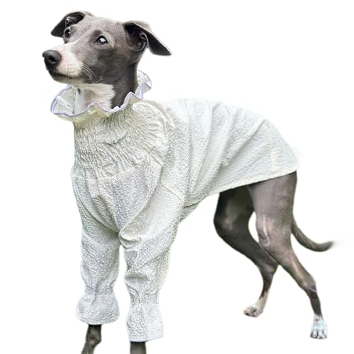UOSIA Hundehemden für mittlere Hunde Nettes Mädchen Hundekleidung Weiche dünne Welpen Pullover mit Langarm Frühling Sommer Haustier T-Shirt Doggy Outfits für Greyhound Whippet UOSIA Hundehemden für mittlere Hunde Nettes Mädchen Hundekleidung Weiche dünne Welpen Pullover mit Langarm Frühling Sommer Haustier T-Shirt Doggy Outfits für Greyhound Whippet von UOSIA