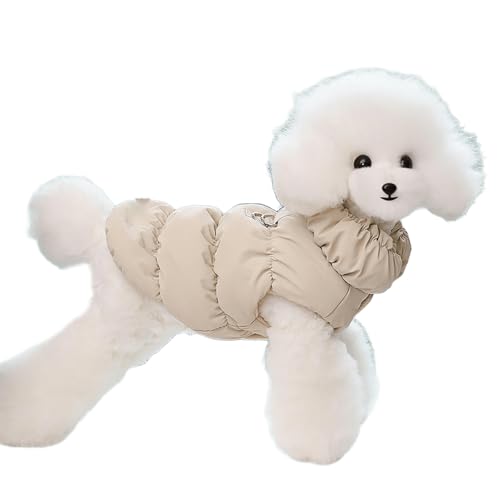 UOSIA Hundemäntel für den Winter Hundejacken für kleine Hunde Wintermantel für kleine Hunde Rosa Daunenjacke Hundemäntel für mittelgroße Hunde Hundeschneidress Hundefleecejacke von UOSIA