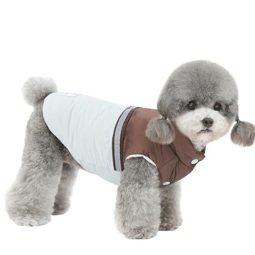 UOSIA Hundemode Wintermantel wasserdichte Hundejacke Reflektierende Haustierbekleidung mit D-Ring Warme Haustierjacke Knopf Kaltwettermäntel UOSIA Hundemode Wintermantel wasserdichte Hundejacke Reflektierende Haustierbekleidung mit D-Ring Warme Haustierjacke Knopf Kaltwettermäntel von UOSIA