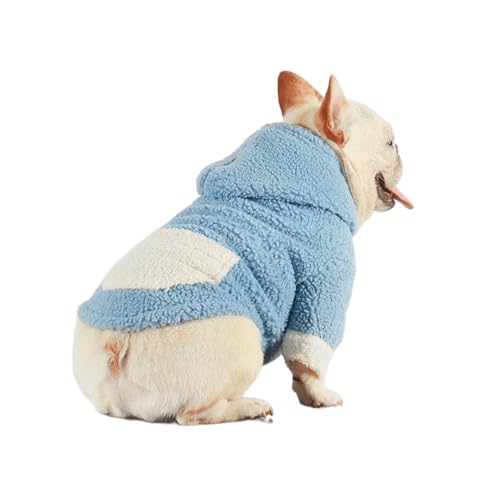 UOSIA Hundesweatshirt für Französische Bulldoggen Warmes Fleece-Hundesweatshirt mit Kapuze und Tasche Modisches, atmungsaktives Sweatshirt mit Kapuze und Zwei Beinen für kleine Hunde UOSIA Hundesweatshirt für Französische Bulldoggen Warmes Fleece-Hundesweatshirt mit Kapuze und Tasche Modisches, atmungsaktives Sweatshirt mit Kapuze und Zwei Beinen für kleine Hunde von UOSIA