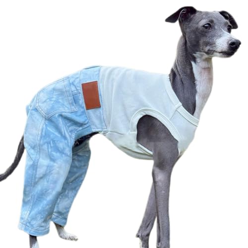 UOSIA Italienische Greyhound Kleidung Ärmellose Jeans Jumpsuit Mode Denim Outfit Für Whippet Hunde UOSIA Italienische Greyhound Kleidung Ärmellose Jeans Jumpsuit Mode Denim Outfit Für Whippet Hunde von UOSIA