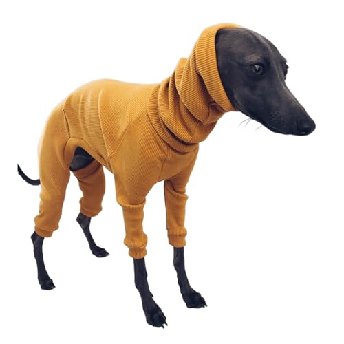 UOSIA Italienischer Greyhound Pyjamas Kleidung Hoher Hals Lange Ärmel Onesie Jumpsuit Für Whippet Weiche Atmungsaktive Elastizität Hund Pullover Bodysuit Für Mittlere Große Hunde UOSIA Italienischer Greyhound Pyjamas Kleidung Hoher Hals Lange Ärmel Onesie Jumpsuit Für Whippet Weiche Atmungsaktive Elastizität Hund Pullover Bodysuit Für Mittlere Große Hunde von UOSIA