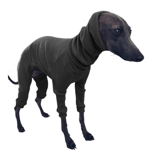 UOSIA Italienischer Greyhound Pyjamas Kleidung Hoher Hals Lange Ärmel Onesie Jumpsuit Für Whippet Weiche Atmungsaktive Elastizität Hund Pullover Bodysuit Für Mittlere Große Hunde UOSIA Italienischer Greyhound Pyjamas Kleidung Hoher Hals Lange Ärmel Onesie Jumpsuit Für Whippet Weiche Atmungsaktive Elastizität Hund Pullover Bodysuit Für Mittlere Große Hunde von UOSIA
