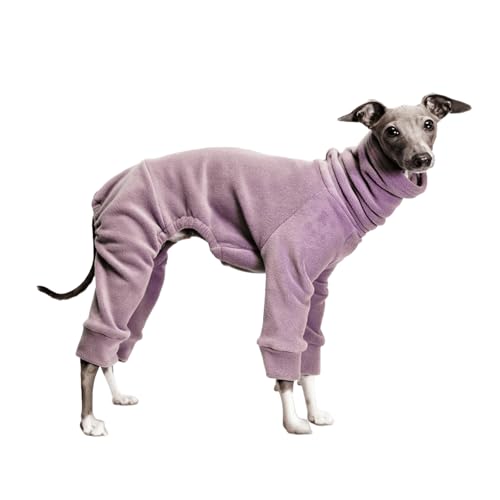 UOSIA Italienischer Windhund Strampler Kleidung Weiche Stretch Ganzkörper Hundemantel Outfit Warm Rollkragenpullover Fleece Pyjamas Jumpsuits für Whippet Hunde UOSIA Italienischer Windhund Strampler Kleidung Weiche Stretch Ganzkörper Hundemantel Outfit Warm Rollkragenpullover Fleece Pyjamas Jumpsuits für Whippet Hunde von UOSIA