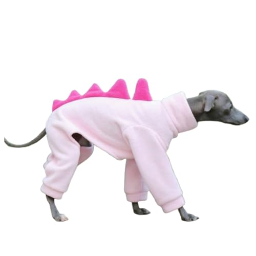 UOSIA Italienischer Windhund & Whippet Fleece Dinosaurier Kostüm Strampler Weicher Warmer Vierbeiner mit Langen Ärmeln Rollkragenpullover Hundemantel Outfit Jumpusuit Geeignet für kaltes Wetter UOSIA Italienischer Windhund & Whippet Fleece Dinosaurier Kostüm Strampler Weicher Warmer Vierbeiner mit Langen Ärmeln Rollkragenpullover Hundemantel Outfit Jumpusuit Geeignet für kaltes Wetter von UOSIA