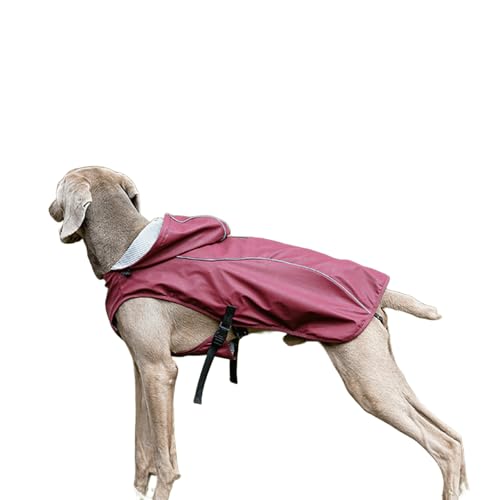 UOSIA Kapuze Große Hund Regenmantel Leichtgewicht Hund Wasserdicht Regenmantel Slicker Poncho Mit Leine Loch Verstellbare Haustier Jacken Für Mittlere Große Hunde UOSIA Kapuze Große Hund Regenmantel Leichtgewicht Hund Wasserdicht Regenmantel Slicker Poncho Mit Leine Loch Verstellbare Haustier Jacken Für Mittlere Große Hunde von UOSIA