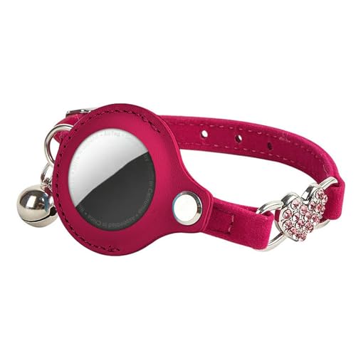 UOSIA Katzenhalsband Mit Lufttaghalter, Leicht Und Komfortabel, Mit Herzförmigem Strass Und Bell Für Boy Girl Cats Kätzchen, 0,4 Zoll Breite UOSIA Katzenhalsband Mit Lufttaghalter, Leicht Und Komfortabel, Mit Herzförmigem Strass Und Bell Für Boy Girl Cats Kätzchen, 0,4 Zoll Breite von UOSIA